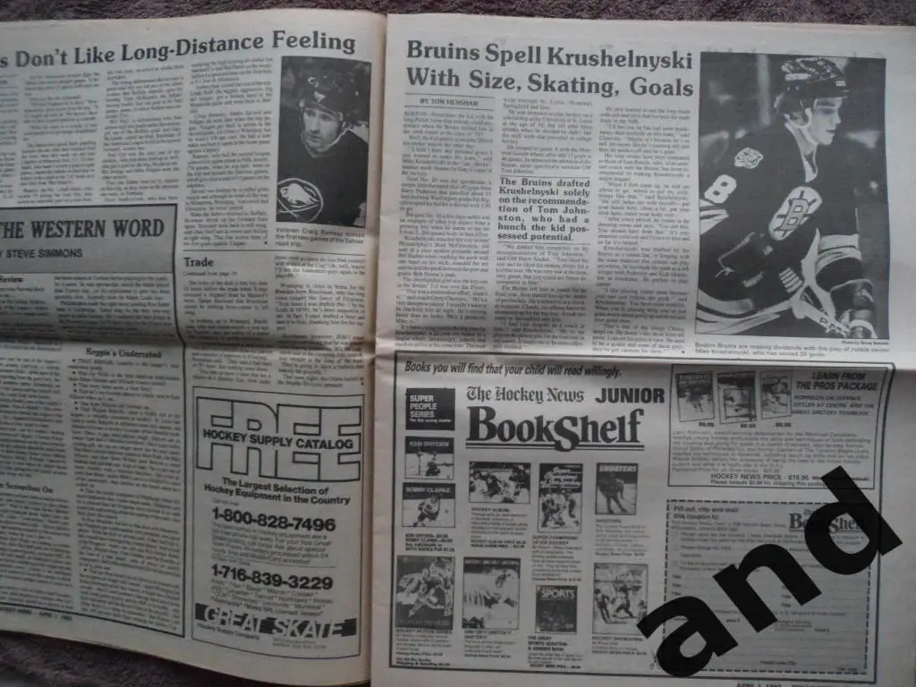 журнал хоккей Hockey News (апрель 1983) 2