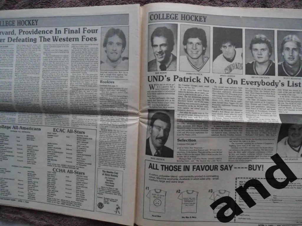 журнал хоккей Hockey News (апрель 1983) 4