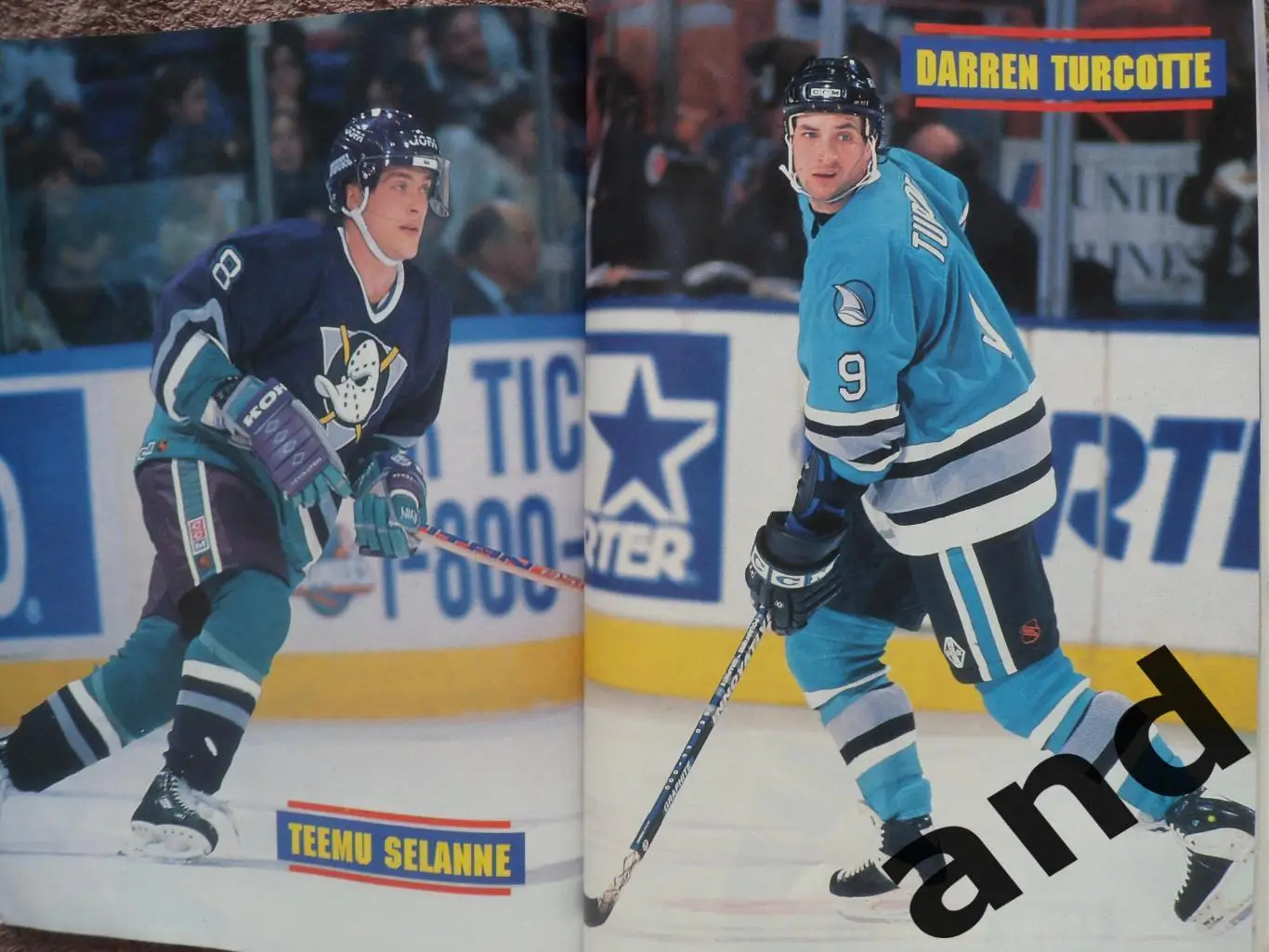 журнал хоккей Hockey Stars 1996-97 (постеры) 4