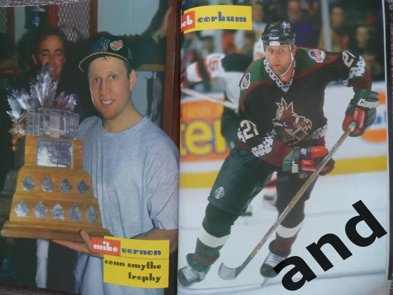 журнал хоккей Hockey Stars 1997-98 (постеры) 4