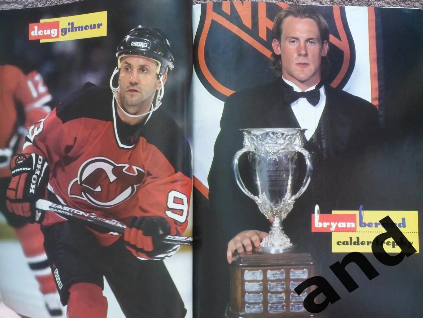 журнал хоккей Hockey Stars 1997-98 (постеры) 6