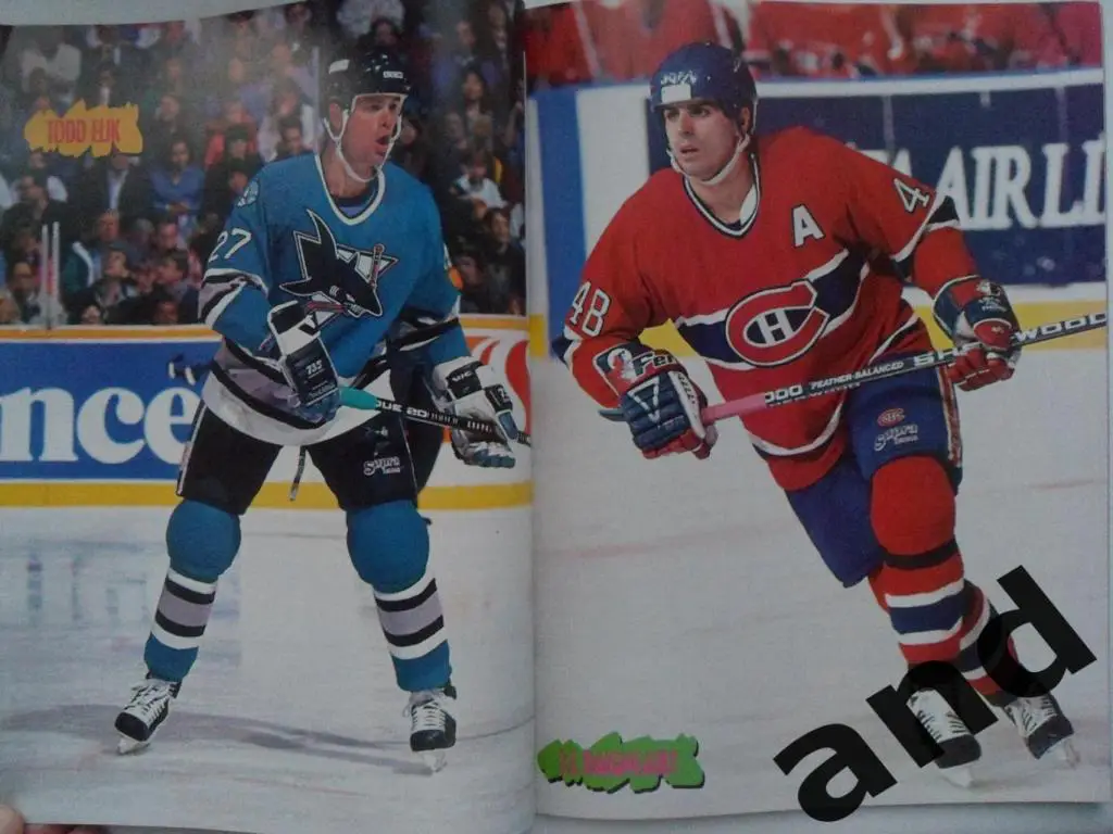 журнал хоккей Hockey Stars 1994-95 (постеры) 5