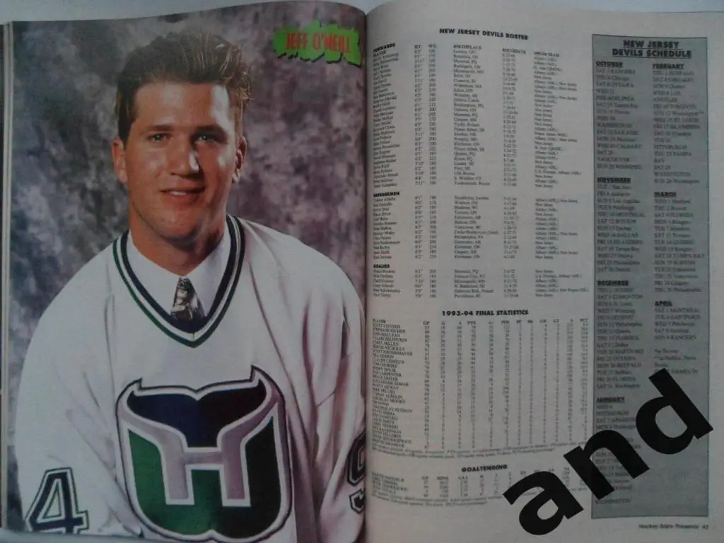 журнал хоккей Hockey Stars 1994-95 (постеры) 6