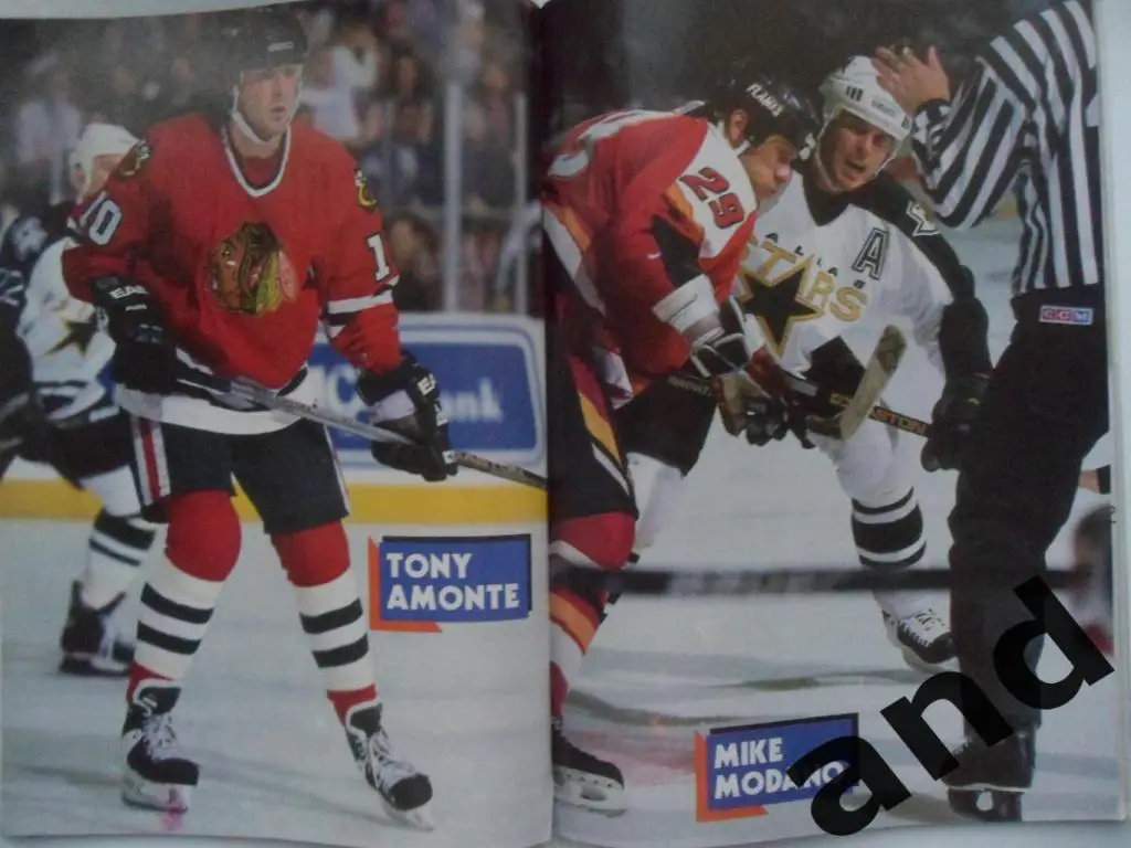 журнал Hockey Stars 1995-96 (постеры) 3