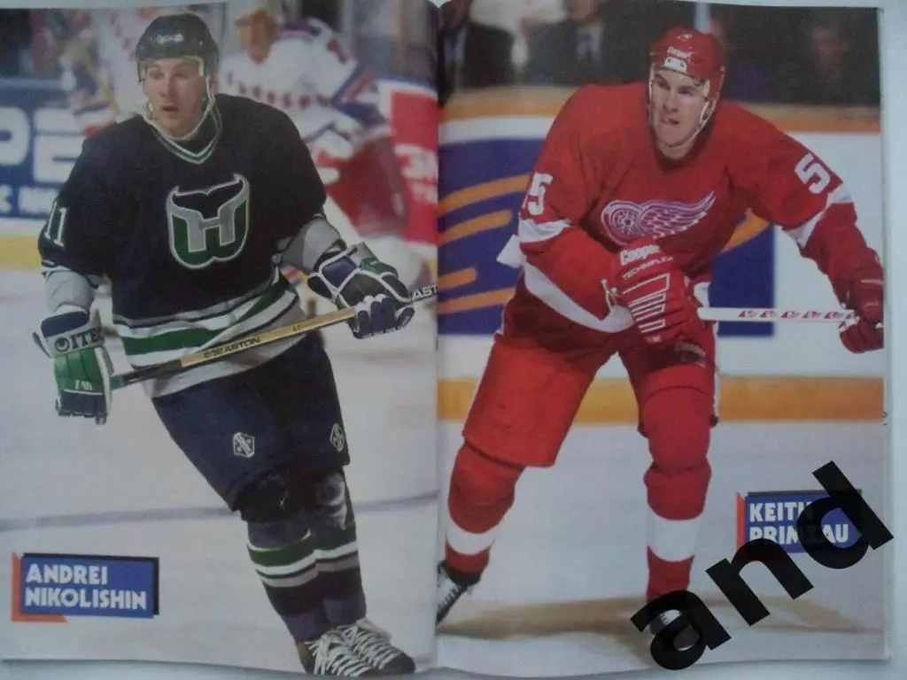 журнал Hockey Stars 1995-96 (постеры) 4