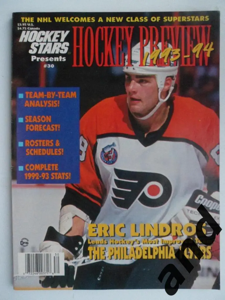 журнал Hockey Stars 1993-94 (постеры)