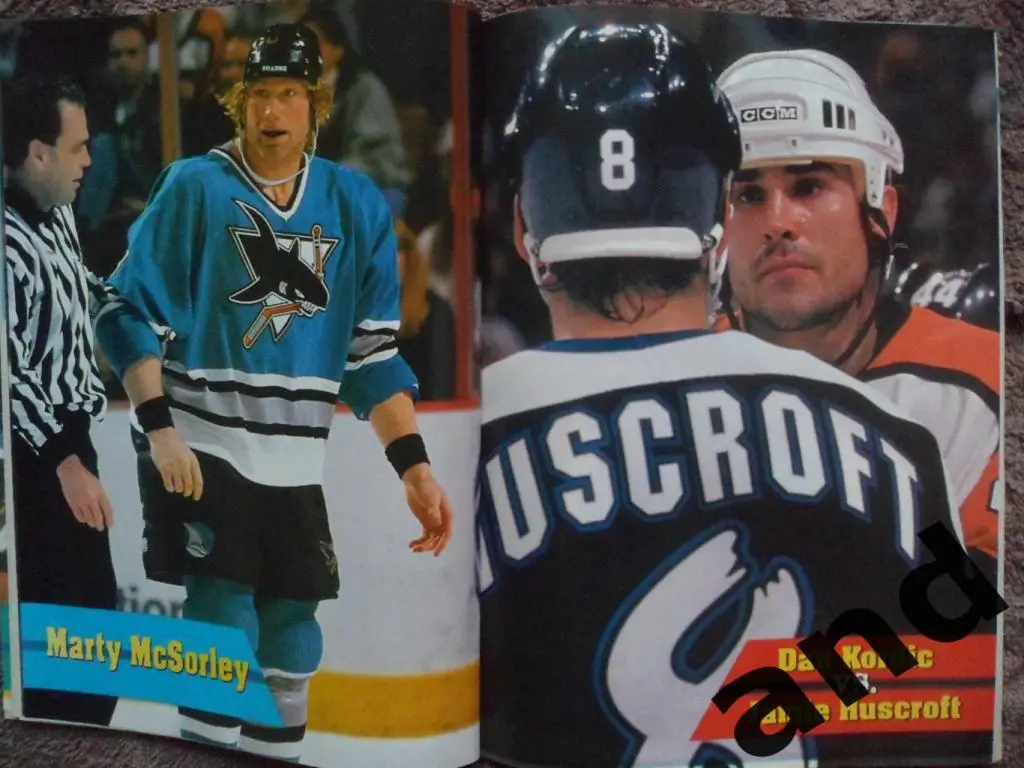 журнал хоккей Hockey Stars - Tuff Guys 1999 (постеры) 5