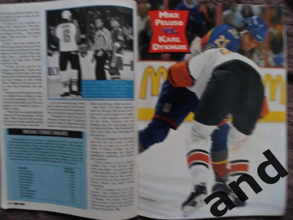 журнал хоккей Hockey Stars - Tuff Guys 1998 (постеры) 7