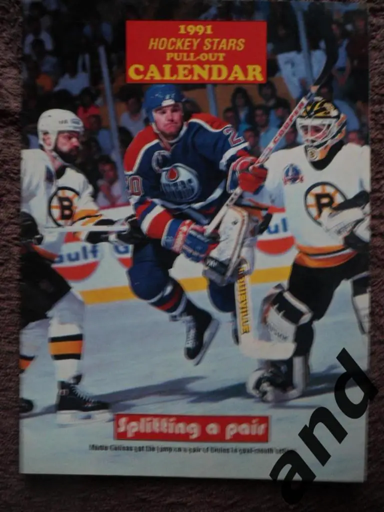 Календарь хоккей Hockey Stars (США) 1991