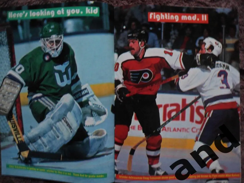 Календарь хоккей Hockey Stars (США) 1991 3