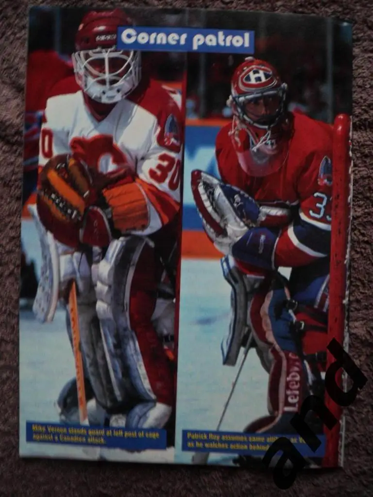 Календарь хоккей Hockey Stars (США) 1991 4