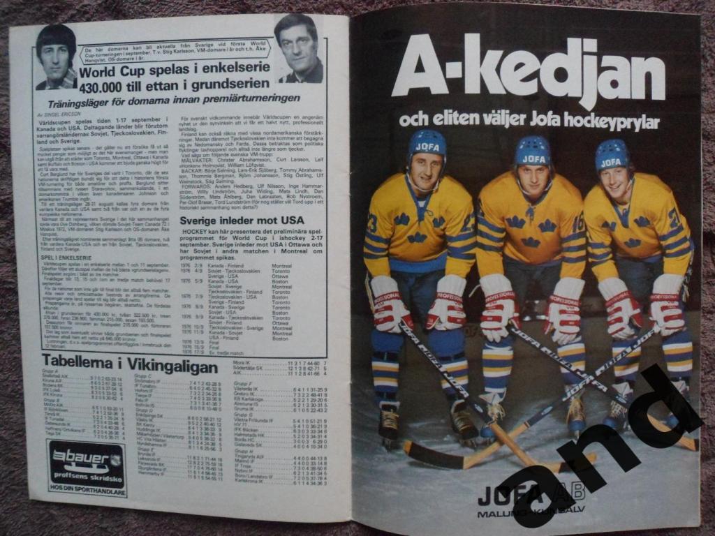 журнал Хоккей (Швеция) № 1 (1976) 1