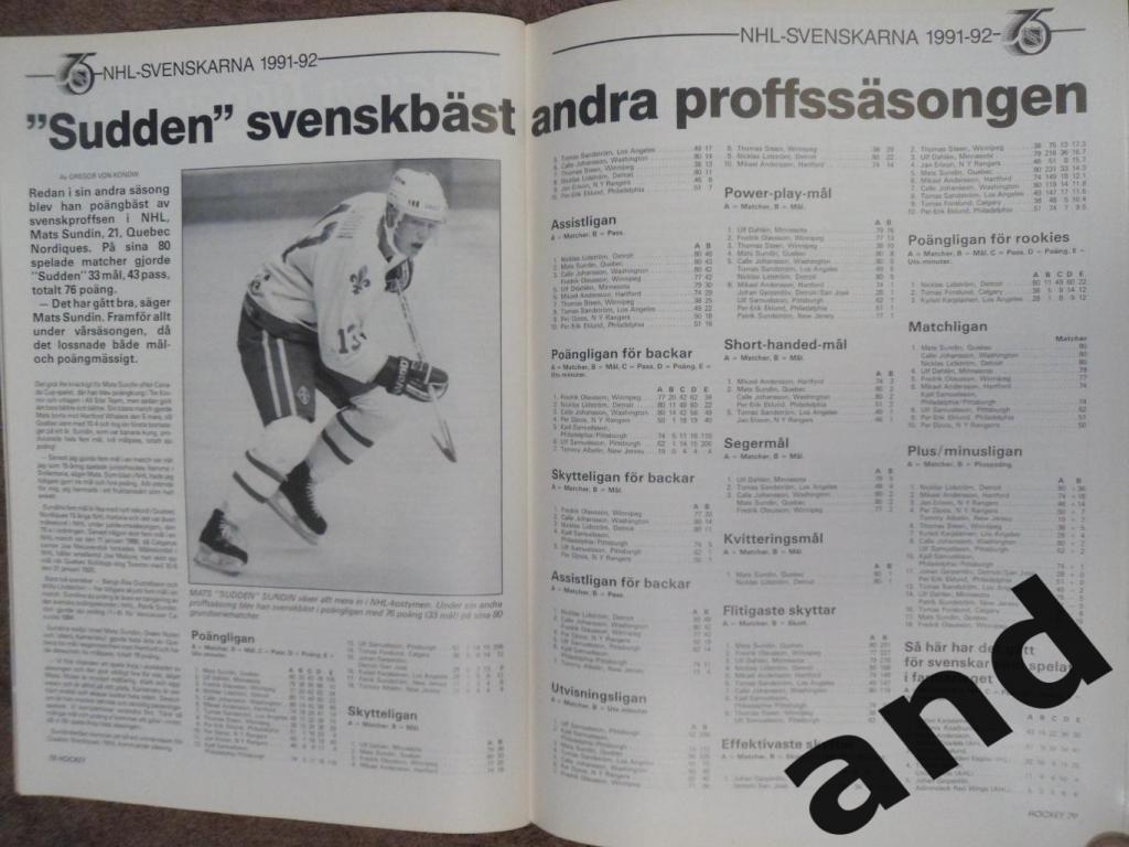 журнал Хоккей (Швеция) № 7 (1992) 5