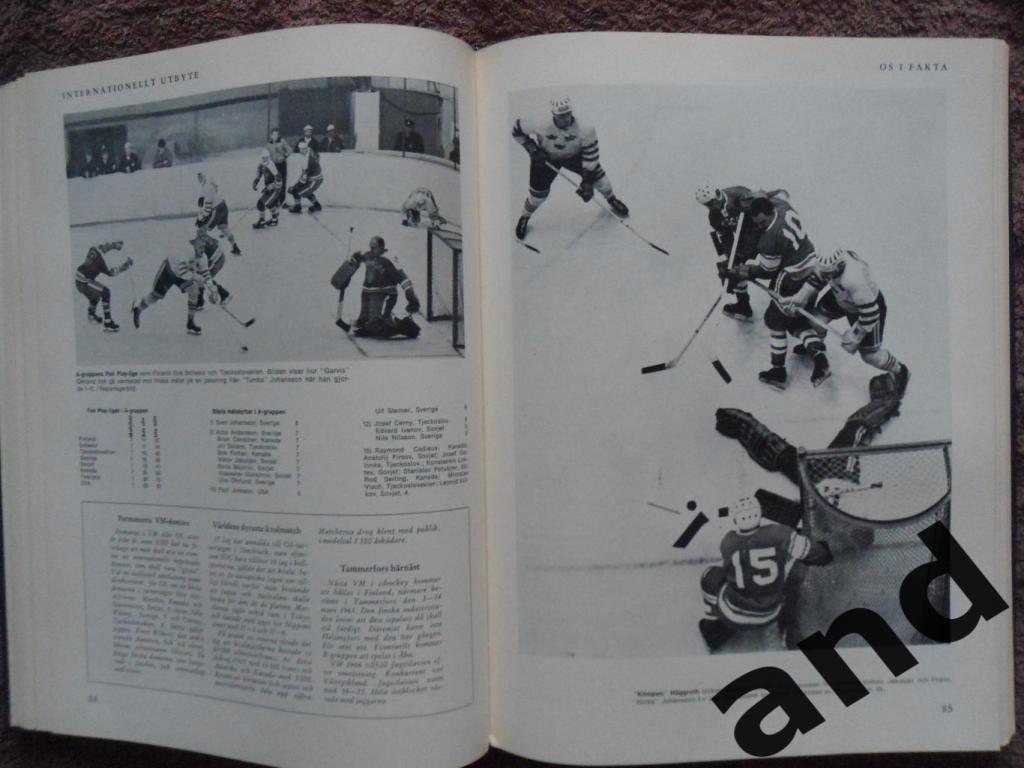 книга-фотоальбом История шведского хоккея 1964 г 5