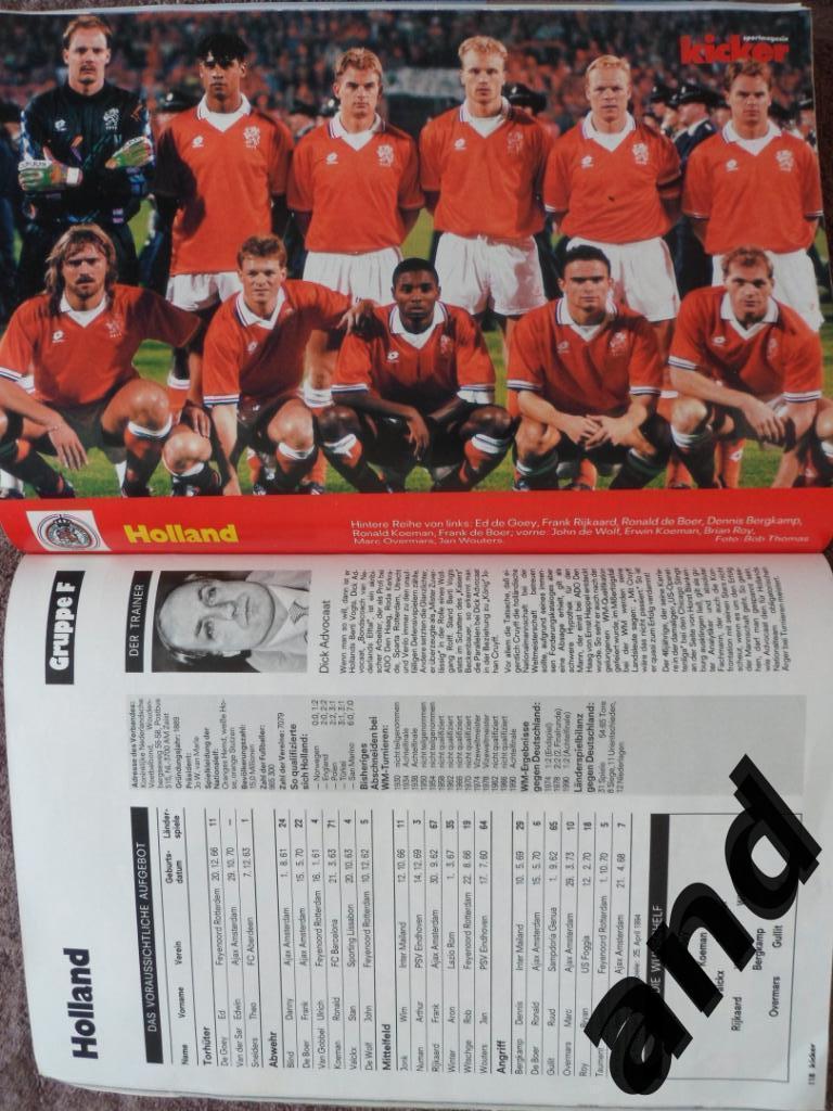 Kicker (спецвыпуск) чемпионат мира 1994 (постеры всех команд) 4