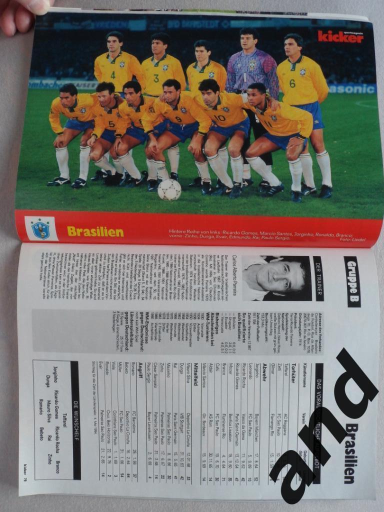 Kicker (спецвыпуск) чемпионат мира 1994 (постеры всех команд)/ 2