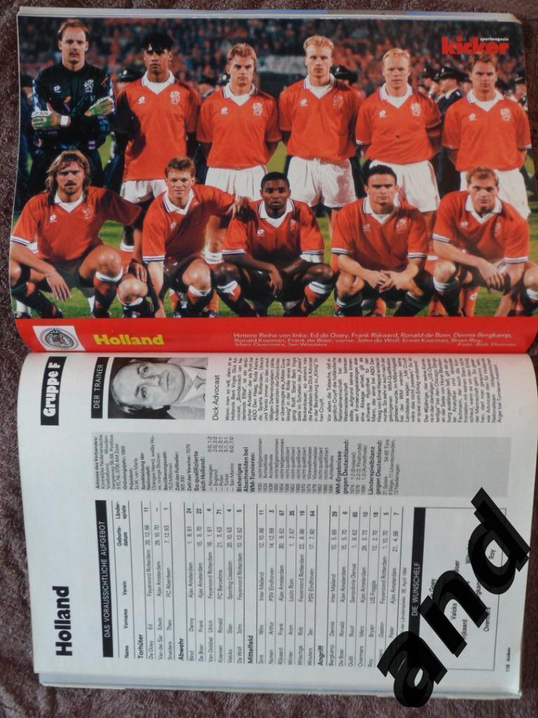 Kicker (спецвыпуск) чемпионат мира 1994 (постеры всех команд). 5
