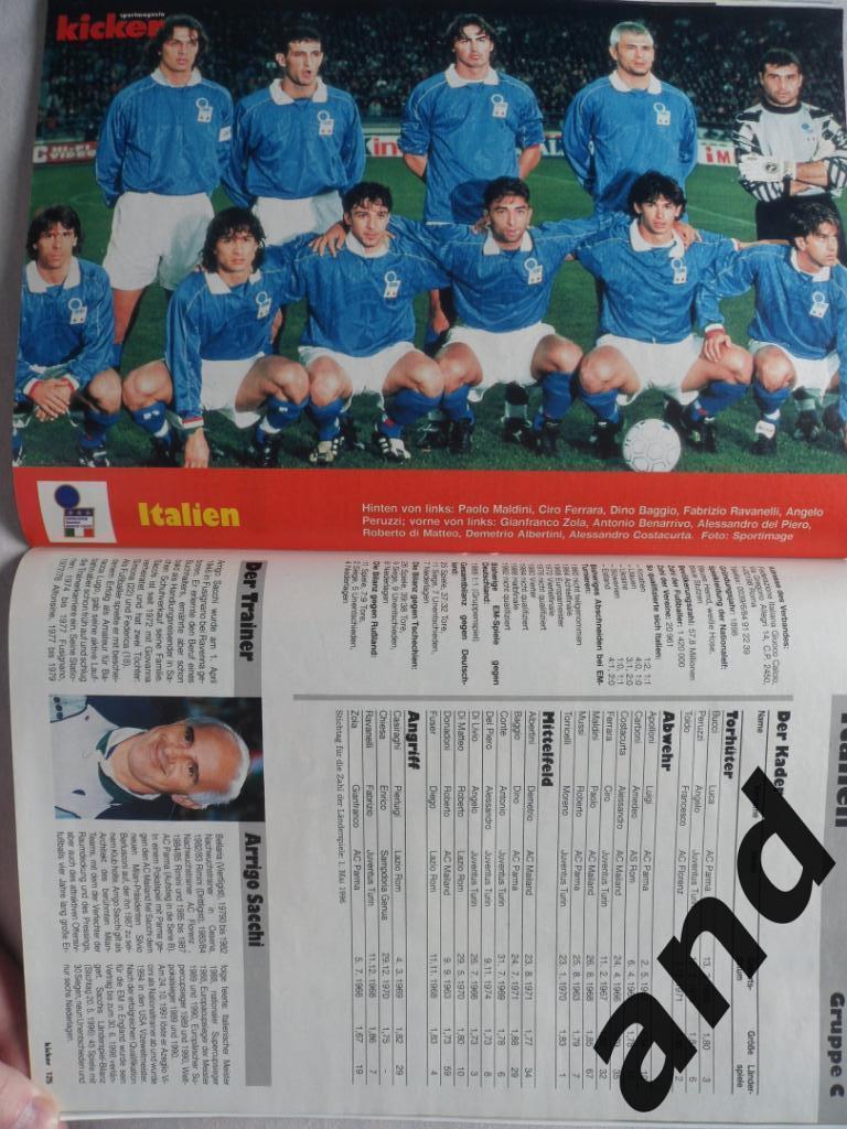 Kicker (спецвыпуск) чемпионат Европы по футболу 1996 (постеры всех команд). 4