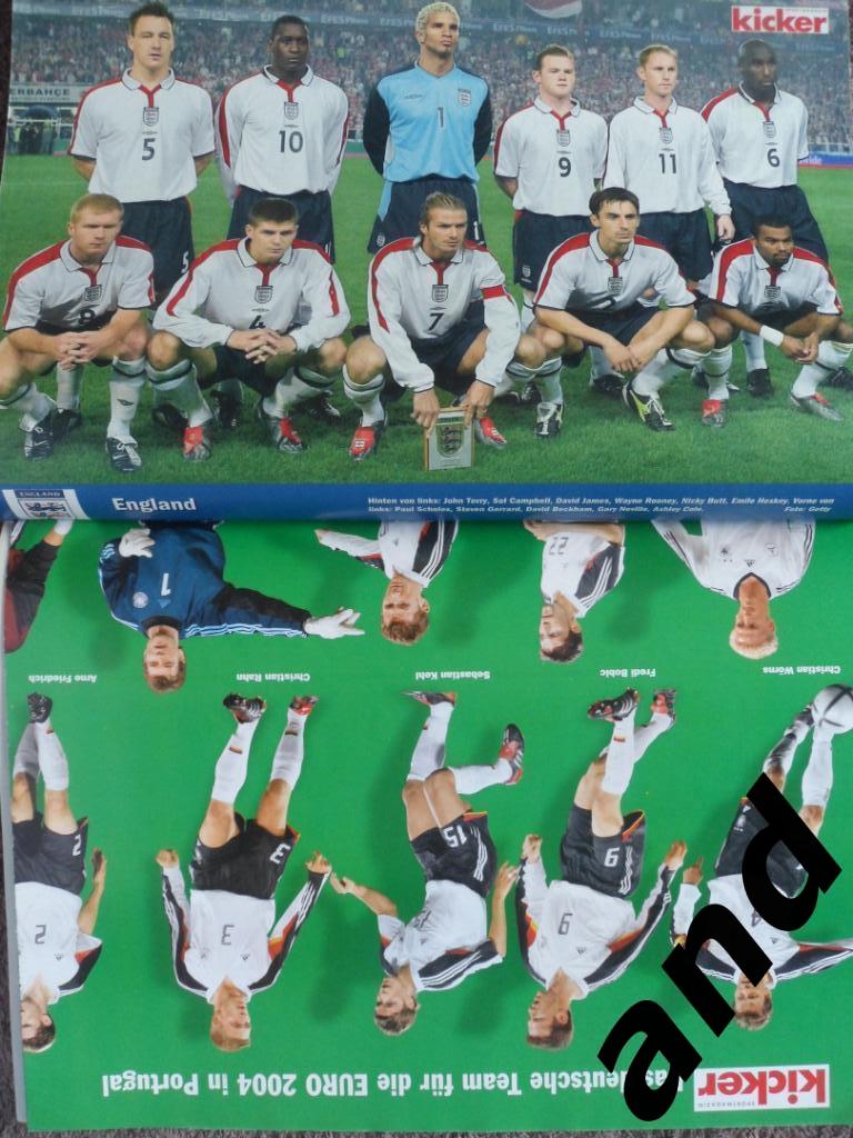 Kicker (спецвыпуск) чемпионат Европы 2004 (постеры всех команд)/ 4