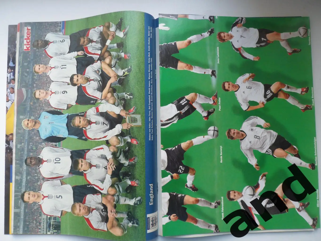 Kicker (спецвыпуск) чемпионат Европы 2004 г (постеры всех команд) 2