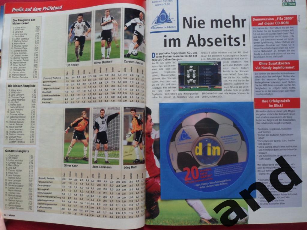 Kicker (спецвыпуск) чемпионат Европы 2000 (постеры всех команд)+CD-ROM 2