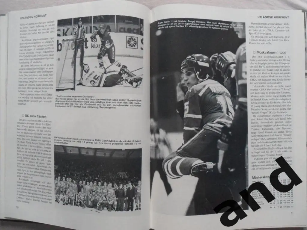 книга-фотоальбом История шведского хоккея 1980 6