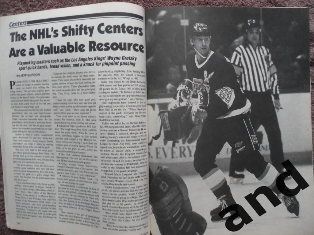 журнал хоккей NHL Hockey Yearbook (США) 1991-92 ежегодник 4