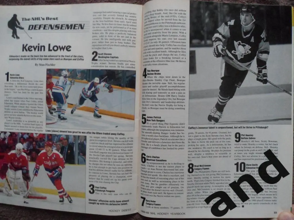 журнал хоккей Hockey Digest (США) 1988-89 yearbook ежегодник 1