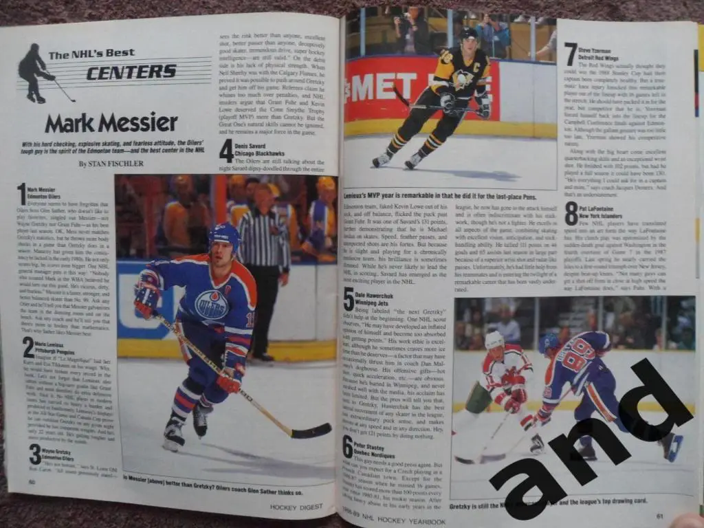 журнал хоккей Hockey Digest (США) 1988-89 yearbook ежегодник 2