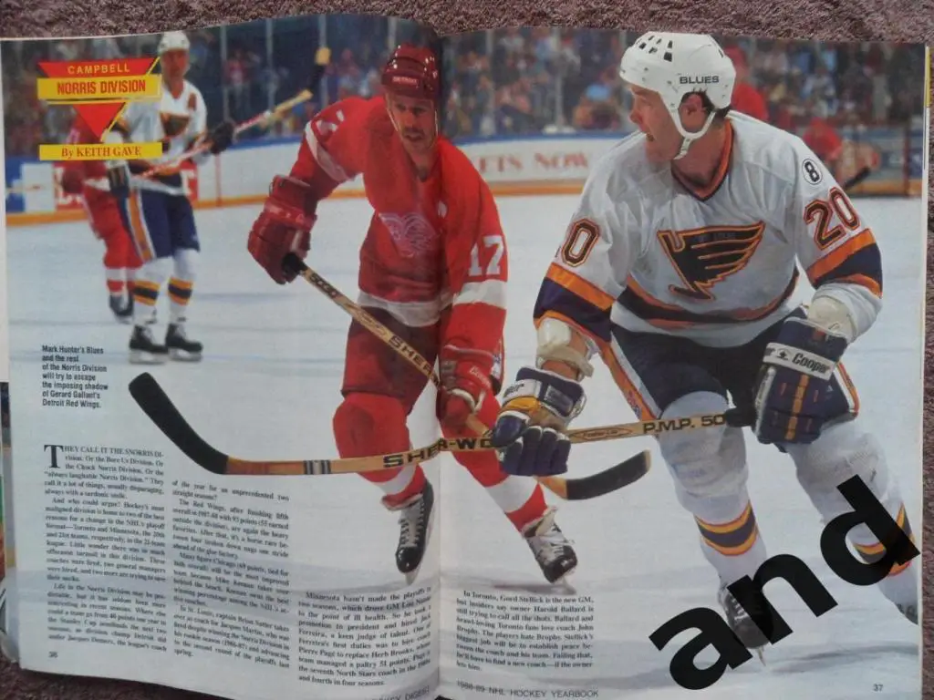 журнал хоккей Hockey Digest (США) 1988-89 yearbook ежегодник 4