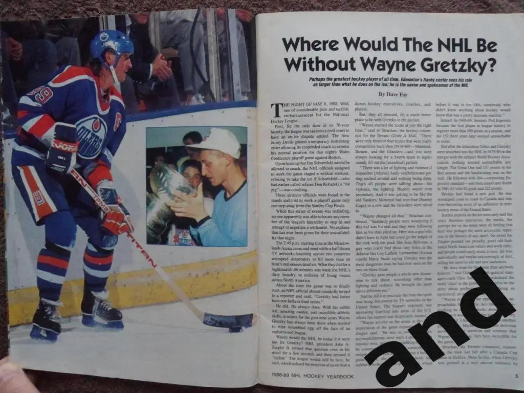 журнал хоккей Hockey Digest (США) 1988-89 yearbook ежегодник 6