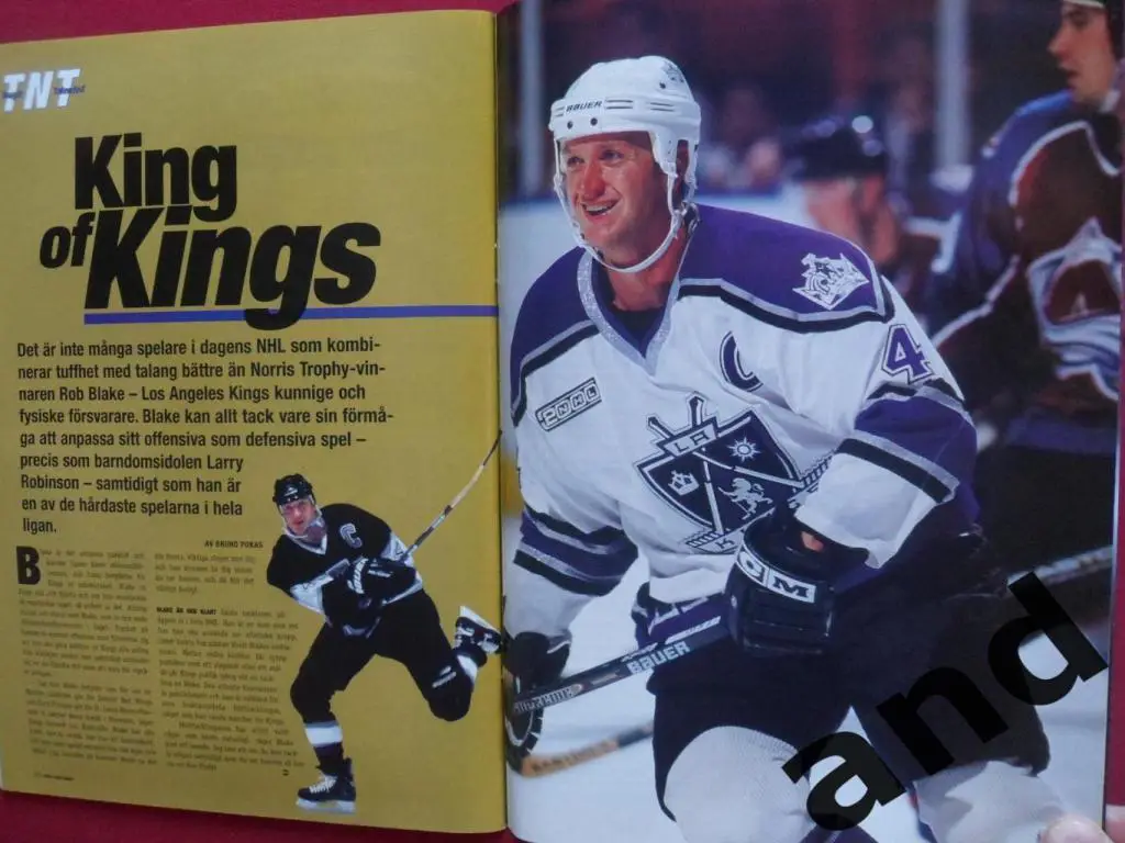 журнал хоккей Pro Hockey № 11 (2000) постер Яшин 3