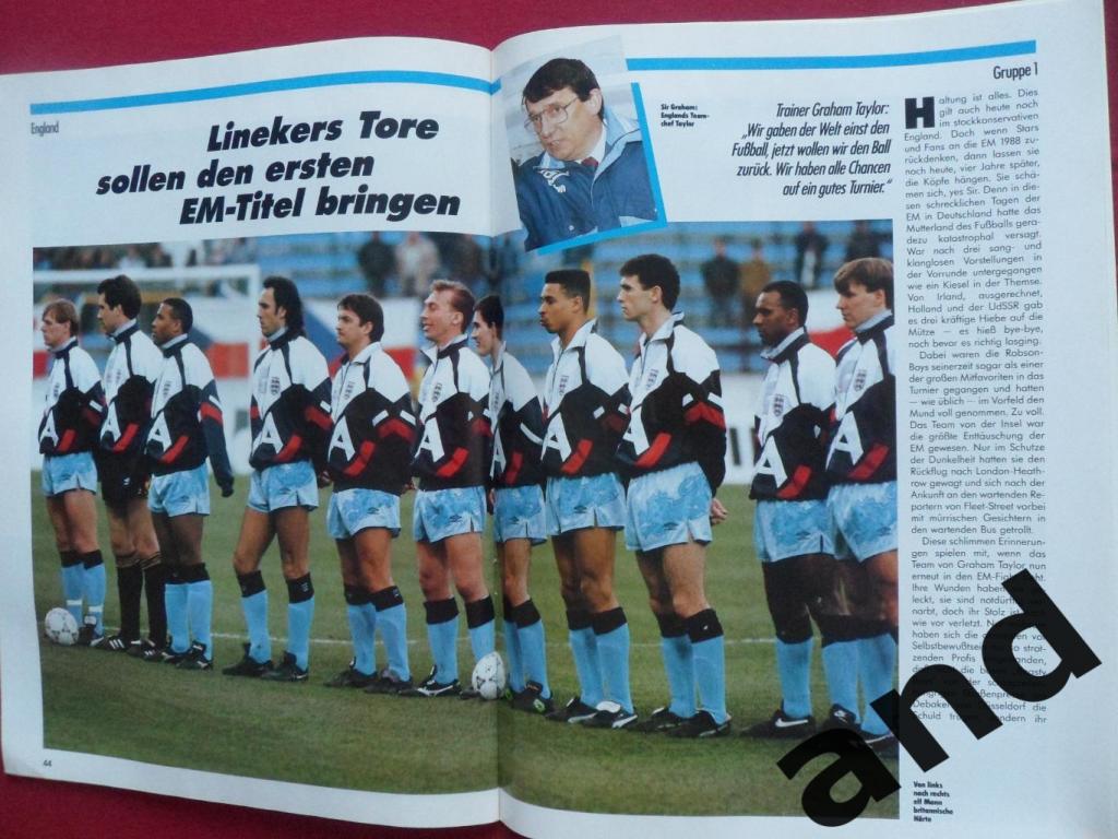 спецвыпуск - Чемпионат Европы по футболу 1992 (фото всех команд) 3