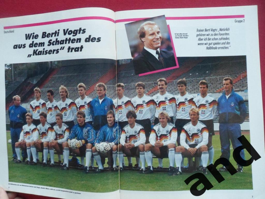 спецвыпуск - Чемпионат Европы по футболу 1992 (фото всех команд) 6