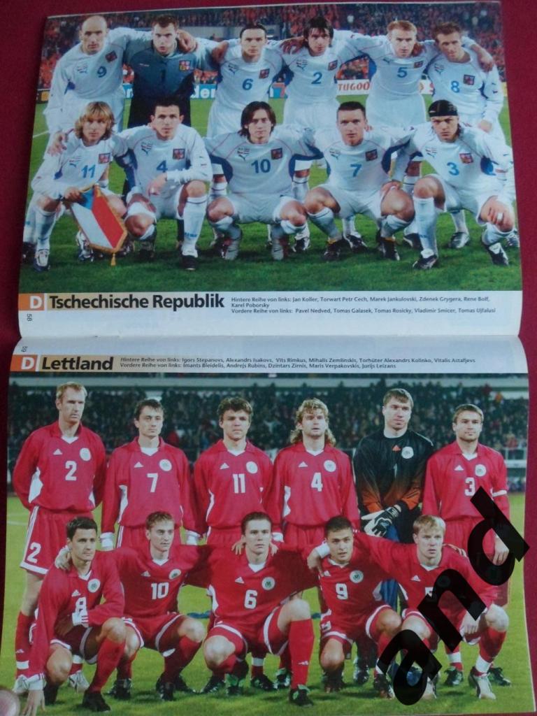 Спецвыпуск чемпионат Европы по футболу 2004 (постеры всех команд) 2