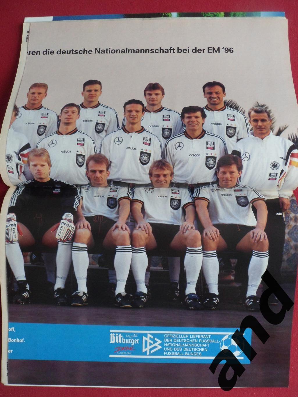 Kicker (спецвыпуск) чемпионат Европы по футболу 1996 (постеры всех команд) 5