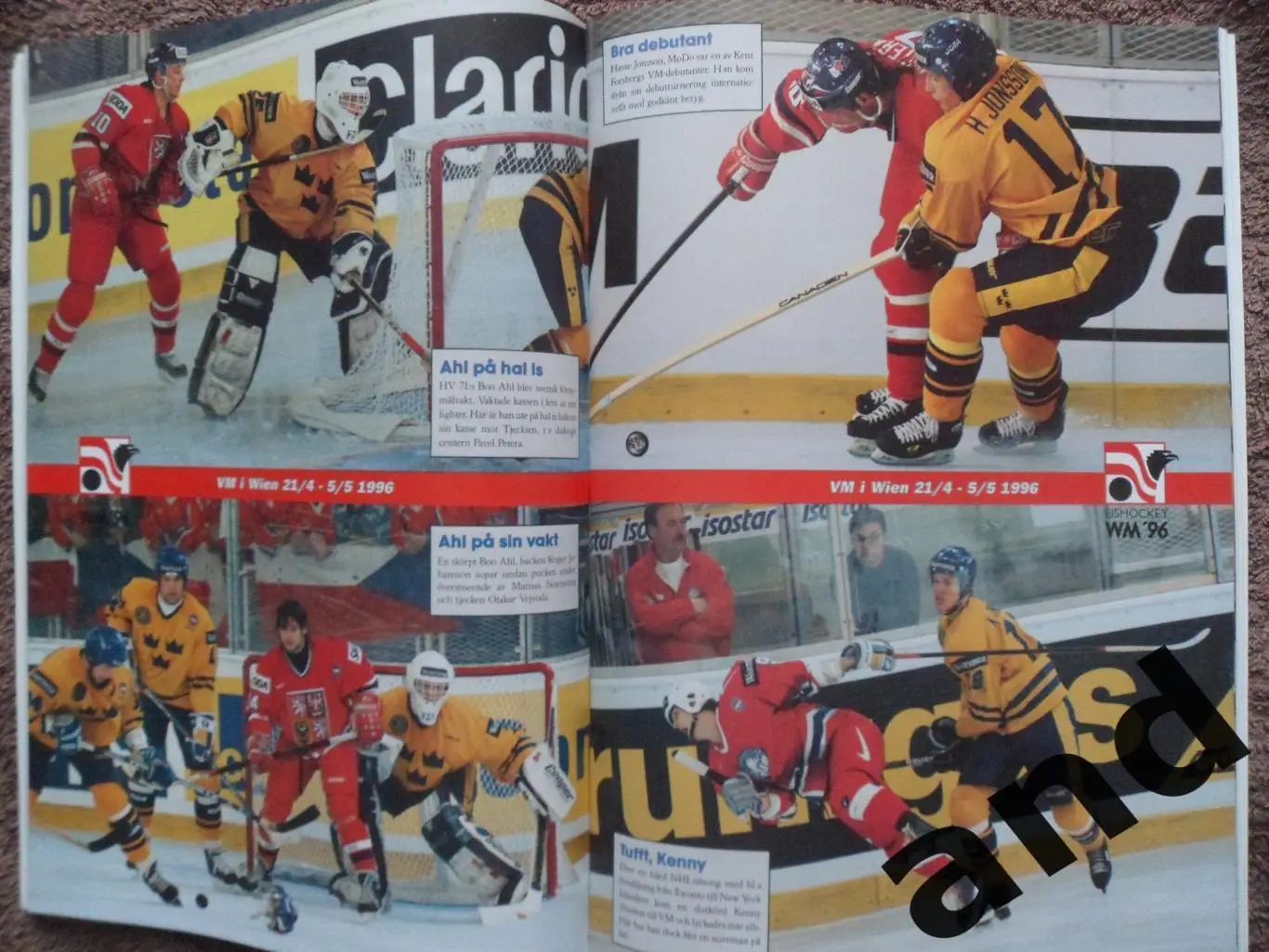 журнал Хоккей (Швеция) спецвыпуск Чемпионат мира 1996 2