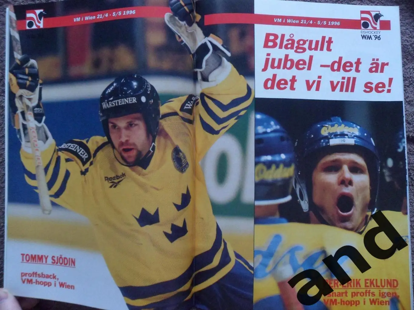 журнал Хоккей (Швеция) Чемпионат мира 1996 2