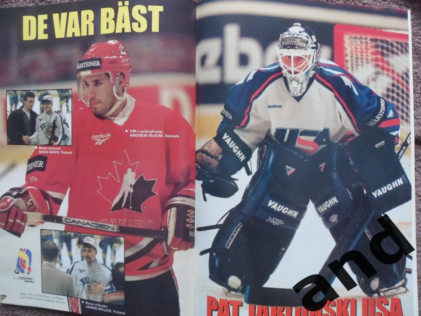 журнал Хоккей (Швеция) спецвыпуск Чемпионат мира 1995 4