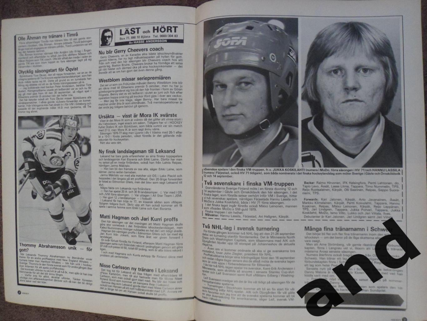журнал Хоккей (Швеция) № 6 (1980) 3