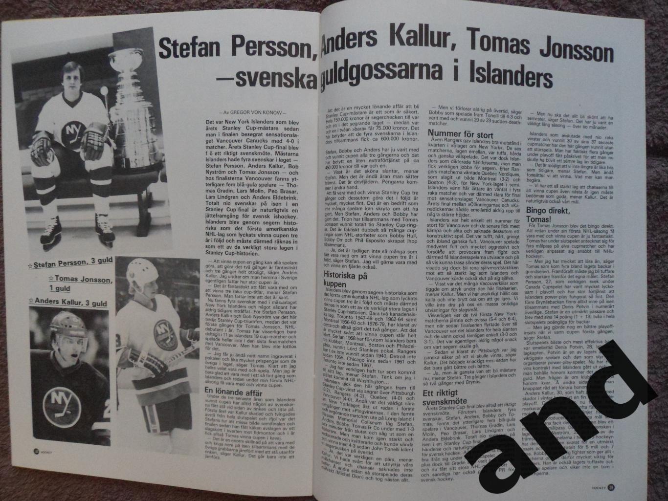 журнал Хоккей (Швеция) № 5 (1982) 3