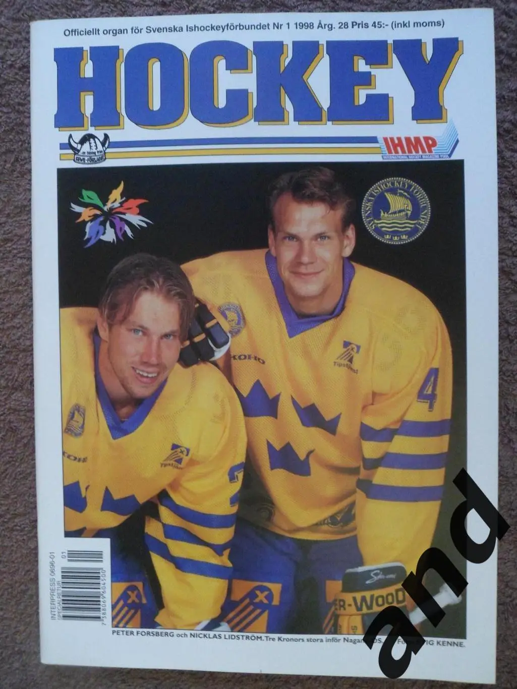 журнал Хоккей (Швеция) спецвыпуск Олимпиада - 1998