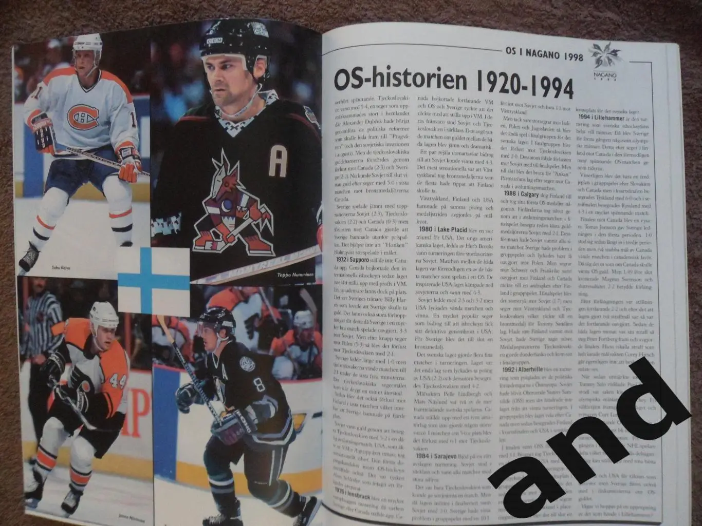 журнал Хоккей (Швеция) спецвыпуск Олимпиада - 1998 5