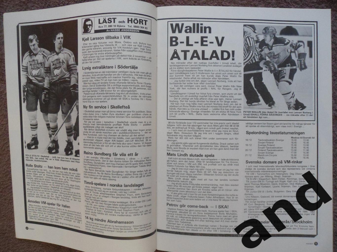 журнал Хоккей (Швеция) № 9 (1981) 4
