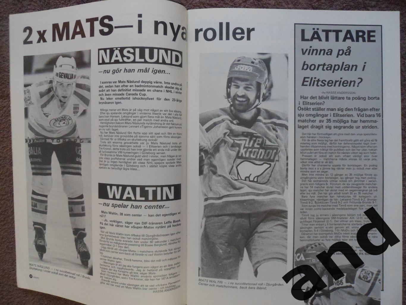 журнал Хоккей (Швеция) № 8 (1981) 4
