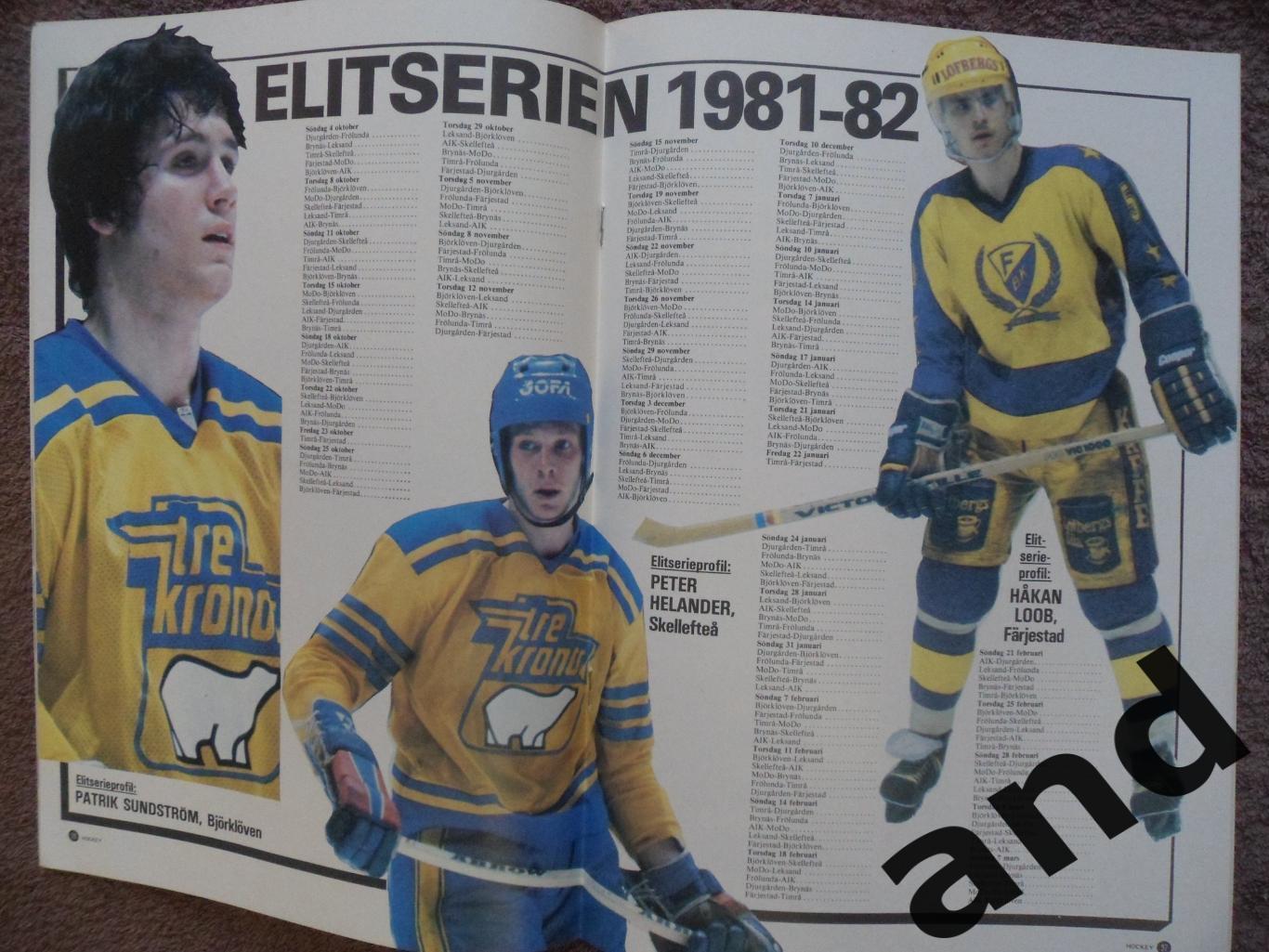журнал Хоккей (Швеция) № 7 (1981) кубок Канады 7