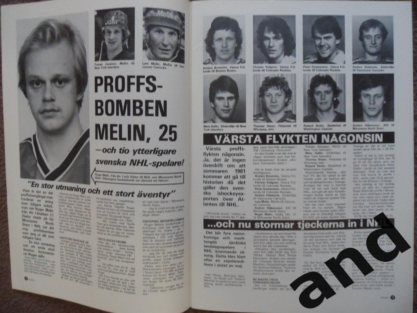журнал Хоккей (Швеция) № 5 (1981) 4