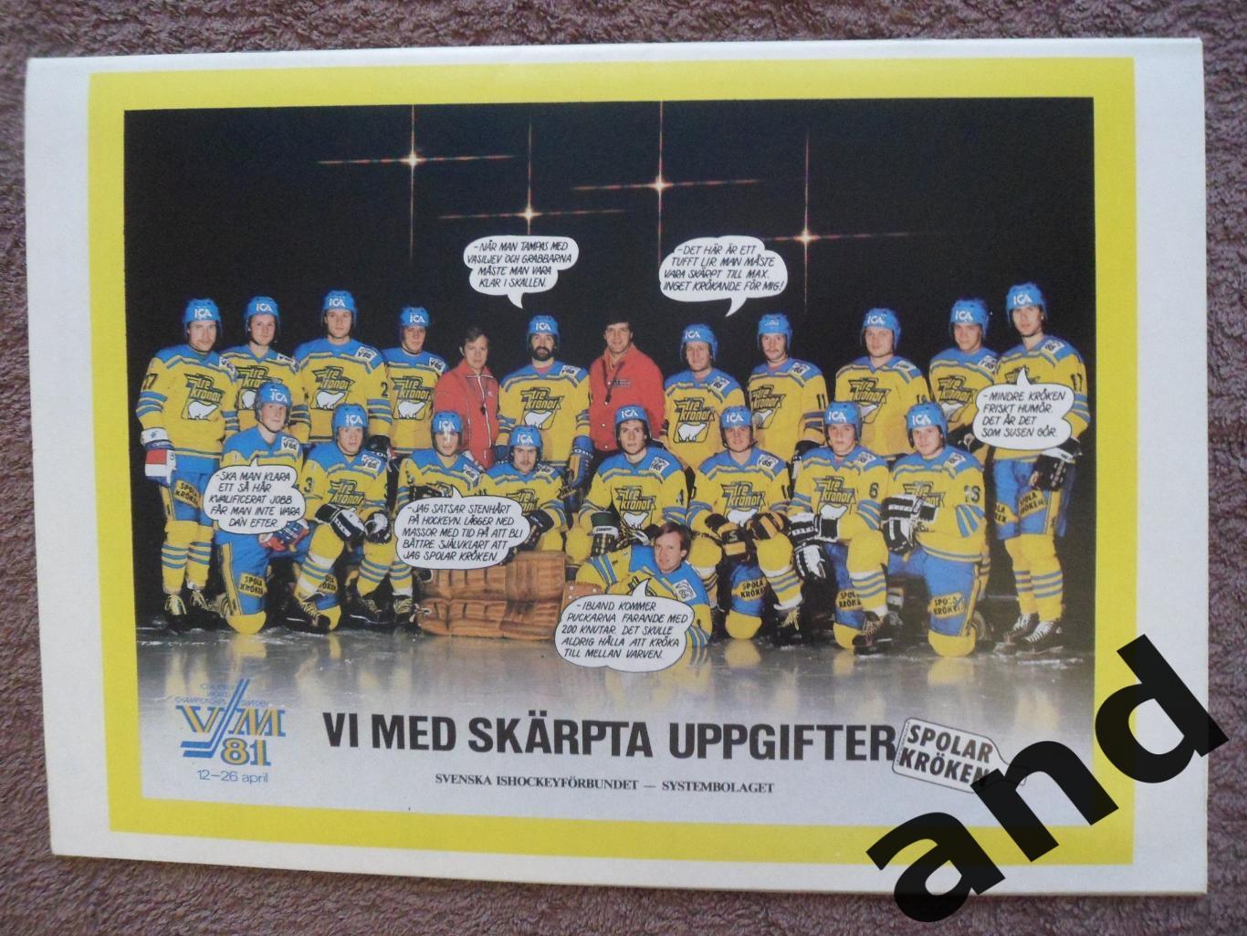журнал Хоккей (Швеция) № 3 (1981) чемпионат мира 2
