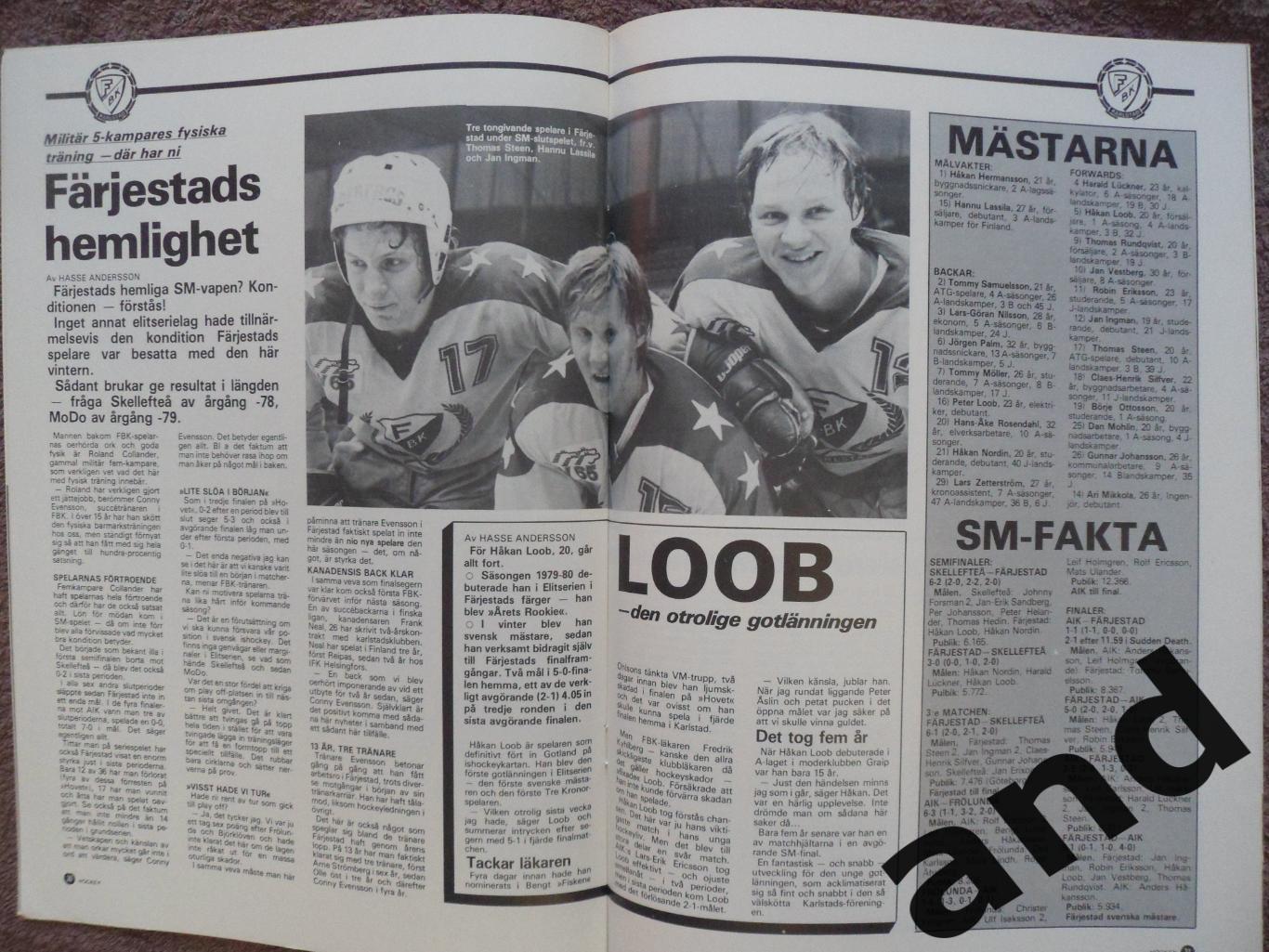 журнал Хоккей (Швеция) № 3 (1981) чемпионат мира 4