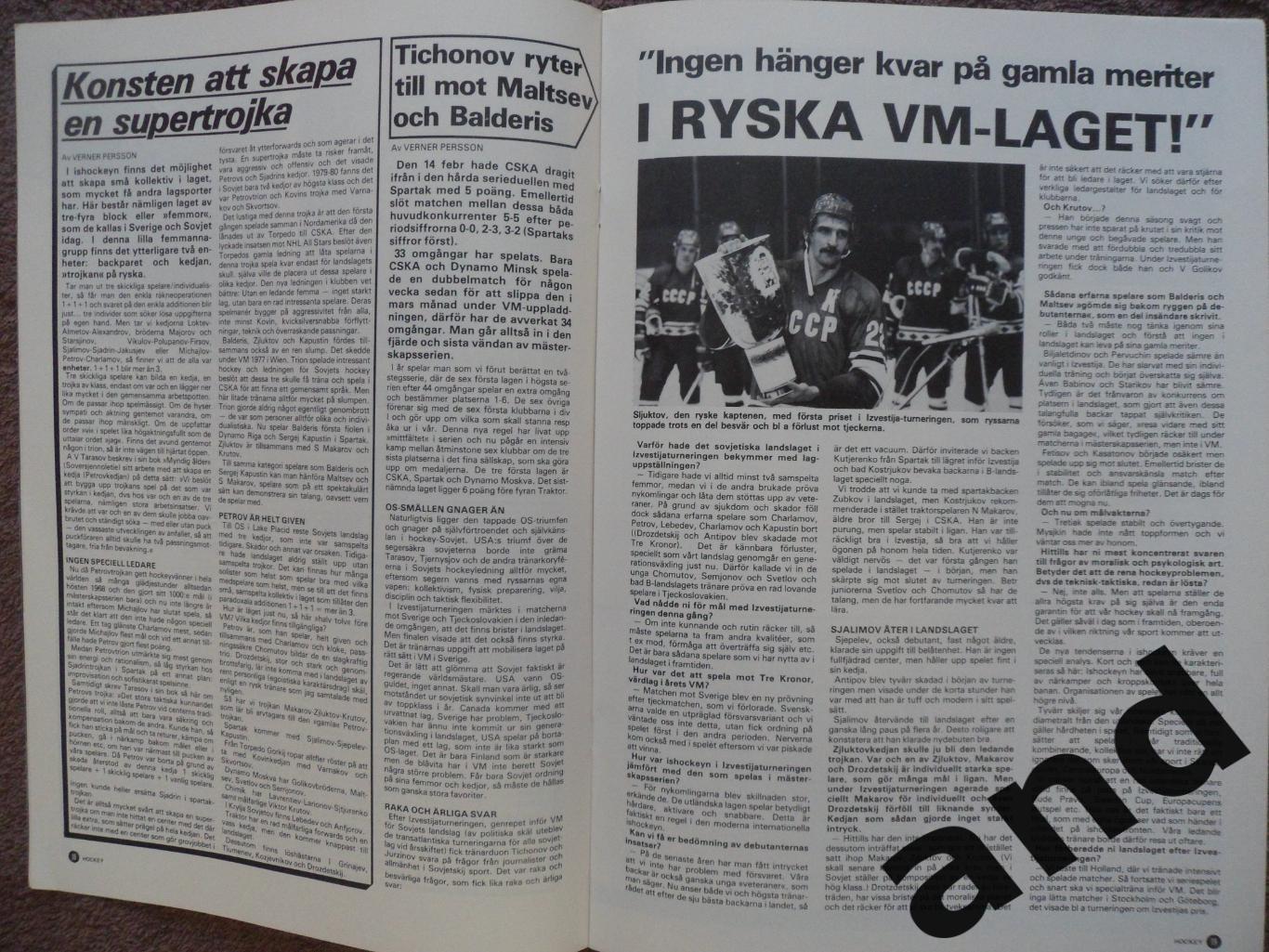 журнал Хоккей (Швеция) № 2 (1981) 4